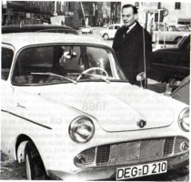 OB Berthold Heckscher mit Goggomobil