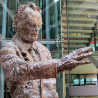 Bronzestatue Willy Brandt